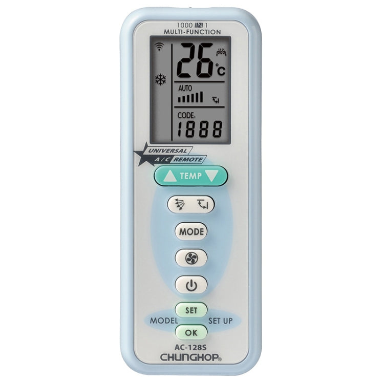 Điều khiển điều hòa không khí đa năng dùng pin CHUNGHOP AC-128S