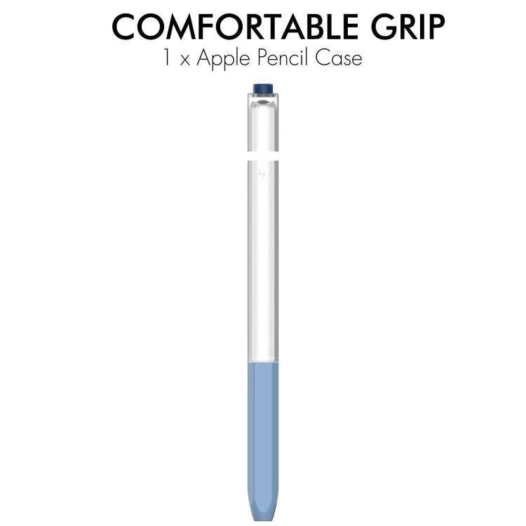Bao bút bảo vệ silicone trong suốt kiểu thạch AhaStyle PT-LC05 cho Apple Pencil 2
