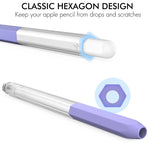 Bao bút bảo vệ silicone trong suốt kiểu thạch AhaStyle PT-LC05 cho Apple Pencil 2