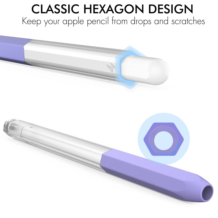 Bao bút bảo vệ silicone trong suốt kiểu thạch AhaStyle PT-LC05 cho Apple Pencil 2