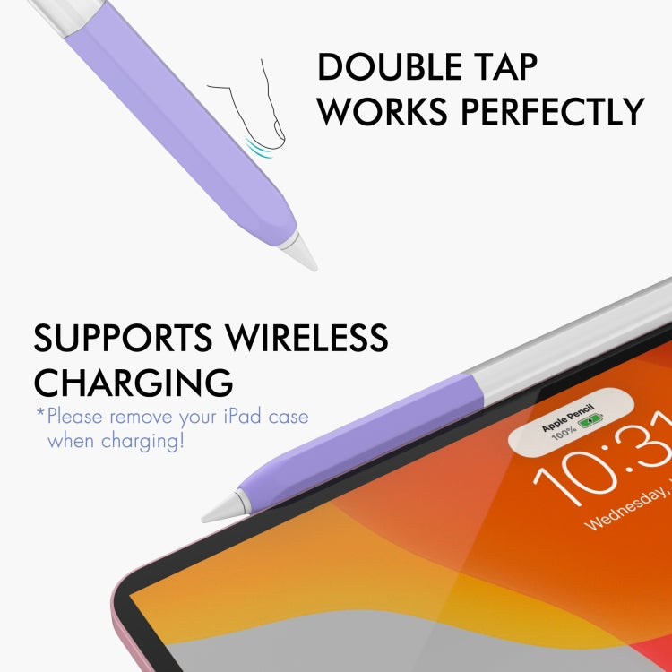 Bao bút bảo vệ silicone trong suốt kiểu thạch AhaStyle PT-LC05 cho Apple Pencil 2