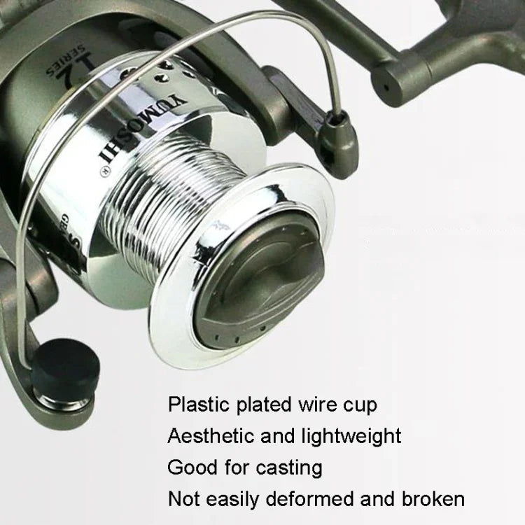 Máy câu quay đầu nhựa mạ điện dây câu Loyal Casting, YUMOSHI SC1000, YUMOSHI SC2000, YUMOSHI SC3000, YUMOSHI SC4000, YUMOSHI SC5000, YUMOSHI SC6000, YUMOSHI SC7000