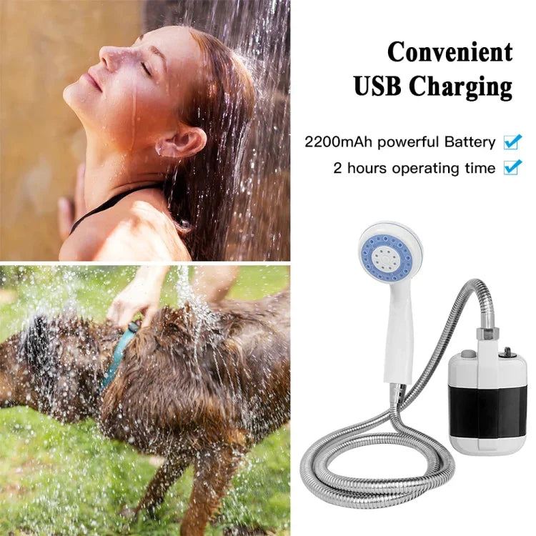 KE-801 Vòi sen điện ngoài trời cắm trại có thể sạc lại, KE-801 2200mAh