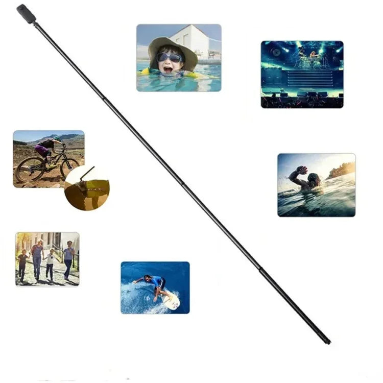 Gậy selfie đơn sợi carbon mở rộng vô hình cho Insta360 / DJI Action / GoPro / Xiao Yi camera thể thao, 1.5m, 3m, 5m