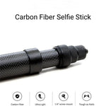 Gậy selfie đơn sợi carbon mở rộng vô hình cho Insta360 / DJI Action / GoPro / Xiao Yi camera thể thao, 1.5m, 3m, 5m