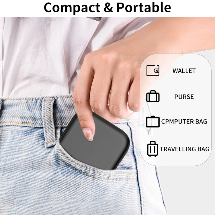 Bộ Cáp Sạc Bộ Chuyển Đa Năng USB HE-C098 Kèm Gương Trang Điểm & Giá Đỡ Điện Thoại, HE-C098 Đen, HE-C098 Trắng