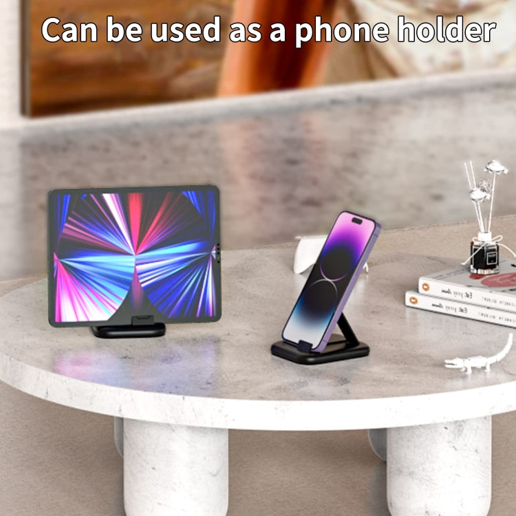 Bộ Cáp Sạc Bộ Chuyển Đa Năng USB HE-C098 Kèm Gương Trang Điểm & Giá Đỡ Điện Thoại, HE-C098 Đen, HE-C098 Trắng