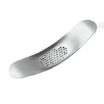 Dụng cụ ép tỏi bằng tay hình thuyền bằng thép không gỉ 430 WGKT0089, máy xay tỏi (kiểu 1), máy xay tỏi (kiểu 2)