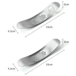 Dụng cụ ép tỏi bằng tay hình thuyền bằng thép không gỉ 430 WGKT0089, máy xay tỏi (kiểu 1), máy xay tỏi (kiểu 2)