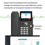 Điện thoại thông minh ghi âm chế độ kép PSTN+SIP 6 chiều VOIP Mạng IP Phone, S135