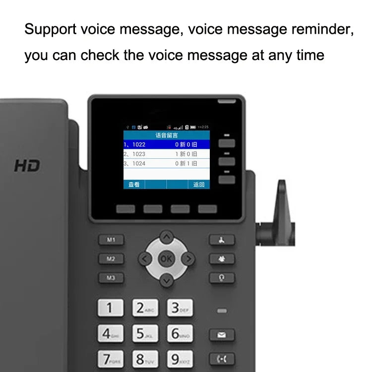 Điện thoại mạng VOIP thông minh S01 4G Full Netcom SIP Hội nghị âm thanh Văn phòng kinh doanh Không dây cố định, S01
