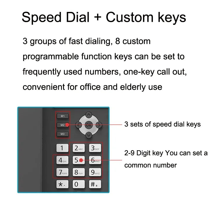 Điện thoại mạng VOIP thông minh S01 4G Full Netcom SIP Hội nghị âm thanh Văn phòng kinh doanh Không dây cố định, S01