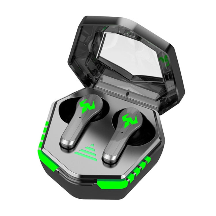 Tai nghe chơi game không dây Bluetooth TWS N35 có đèn màu, độ trễ thấp, Hiển thị kỹ thuật số, Không hiển thị kỹ thuật số