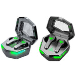 Tai nghe chơi game không dây Bluetooth TWS N35 có đèn màu, độ trễ thấp, Hiển thị kỹ thuật số, Không hiển thị kỹ thuật số