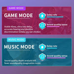 Tai nghe chơi game không dây Bluetooth TWS N35 có đèn màu, độ trễ thấp, Hiển thị kỹ thuật số, Không hiển thị kỹ thuật số