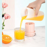 Máy ép trái cây điện cầm tay LGZ-1 500ml 50W 4 lưỡi dao, máy ép nước trái cây sạc lại, LGZ-1 (Hồng), LGZ-1 (Trắng), LGZ-1 (Xanh lá)
