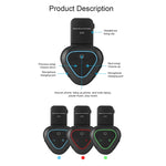 Mũ bảo hiểm nửa đầu xe máy LX1 chống nước, tai nghe Bluetooth không dây 5.3, tiếng Anh