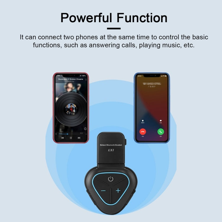 Mũ bảo hiểm nửa đầu xe máy LX1 chống nước, tai nghe Bluetooth không dây 5.3, tiếng Anh