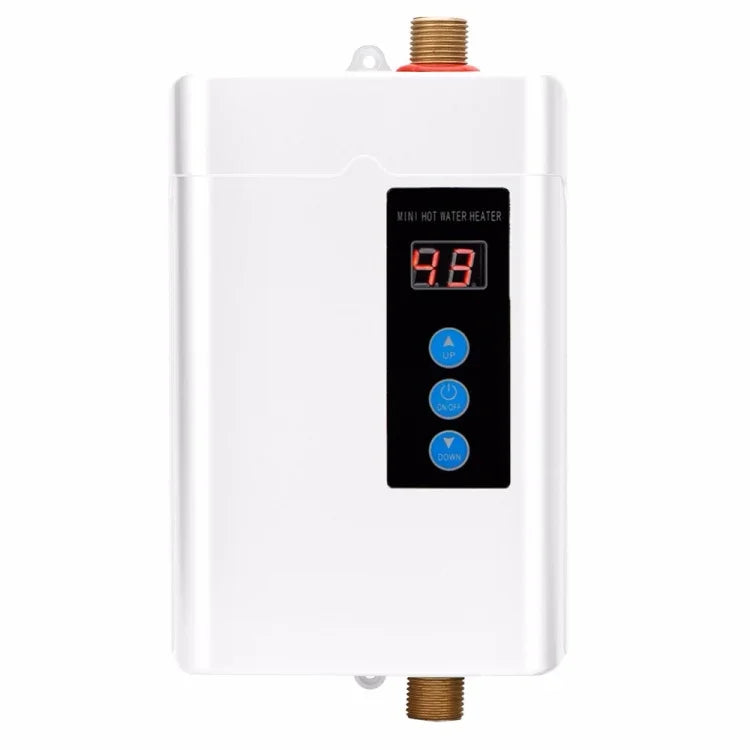 Bình nóng lạnh điện có điều khiển từ xa điều chỉnh nhiệt độ, phích cắm Mỹ 3000W, phích cắm Anh 3000W, phích cắm EU 4000W, phích cắm Úc 4000W