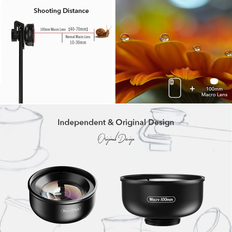 Ống kính ngoài HD cho côn trùng và trang sức 100mm APEXEL APL-HB100MM, APL-HB100MM