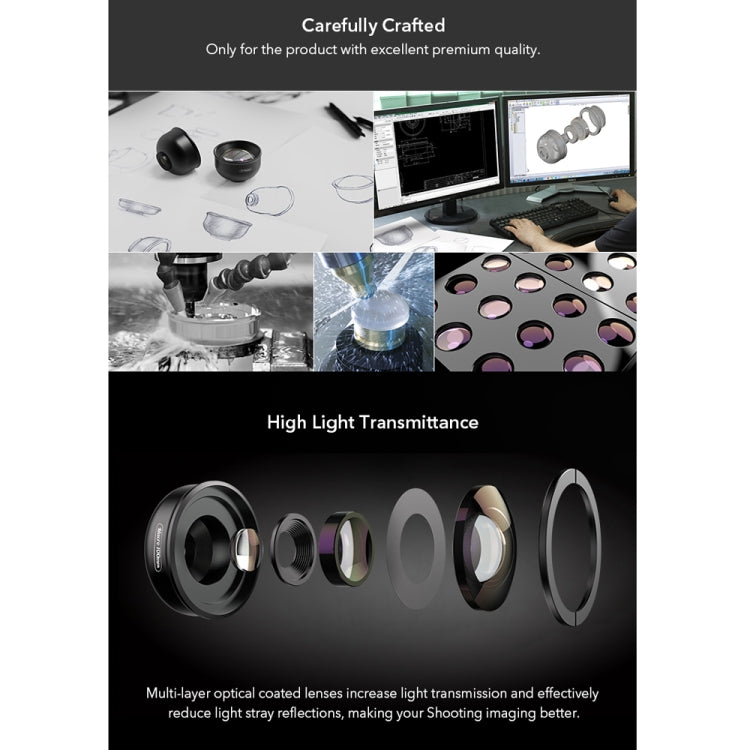 Ống kính ngoài HD cho côn trùng và trang sức 100mm APEXEL APL-HB100MM, APL-HB100MM