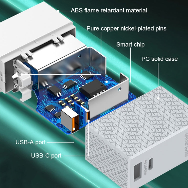 LDNIO A2620C Bộ sạc nhanh đa năng 65W cho điện thoại và máy tính bảng cổng Type-C/USB-C, phích cắm EU 65W, phích cắm UK 65W, phích cắm US 65W