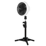 Quạt tripod LED ngoài trời 7 inch ZK-01 đa chức năng, pin dự phòng, quạt treo di động