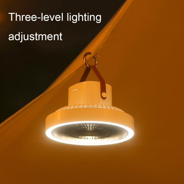 Quạt tripod LED ngoài trời 7 inch ZK-01 đa chức năng, pin dự phòng, quạt treo di động