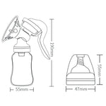 Máy hút sữa lực điều chỉnh 2 trong 1, máy hút sữa tay sản phẩm cho mẹ sau sinh, máy hút sữa tay 2 trong 1