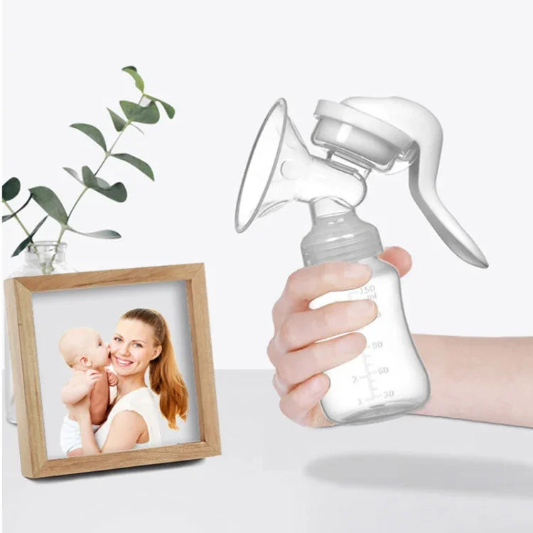 Máy hút sữa lực điều chỉnh 2 trong 1, máy hút sữa tay sản phẩm cho mẹ sau sinh, máy hút sữa tay 2 trong 1