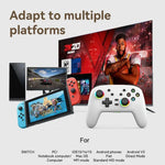 Tay cầm rung cảm ứng không dây Bluetooth cho Nintendo Switch/Switch PRO, Đen Vàng, Trắng Xanh, Đen, Trắng