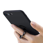 Full Metal Bracket 360 Degree Rotating Magnetic Phone Ring Buckle, 1pcs
