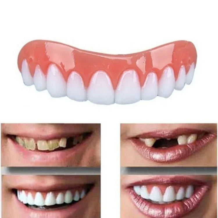 Dụng cụ làm đẹp răng giả, nụ cười tức thì, vừa vặn thoải mái, miếng phủ răng giả linh hoạt