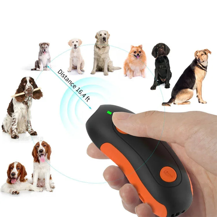 Thiết Bị Huấn Luyện Thú Cưng Siêu Âm Cầm Tay, Máy Đuổi Chó Siêu Âm Di Động, Dụng Cụ Huấn Luyện Điện Tử Cho Chó, D2