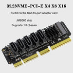 Card chuyển đổi cổng SATA5 Rotor M.2NVME-PCIE X4 / X8 / X16 chip JMB585