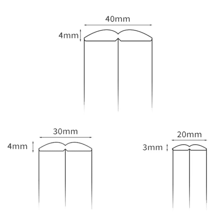 Dải bảo vệ cạnh mềm chống va đập trong nhà bằng PVC trong suốt, 1 cm x 1 m, 1 cm x 2 m, 1.5 cm x 1 m, 1.5 cm x 2 m, 2 cm x 1 m, 2 cm x 2 m