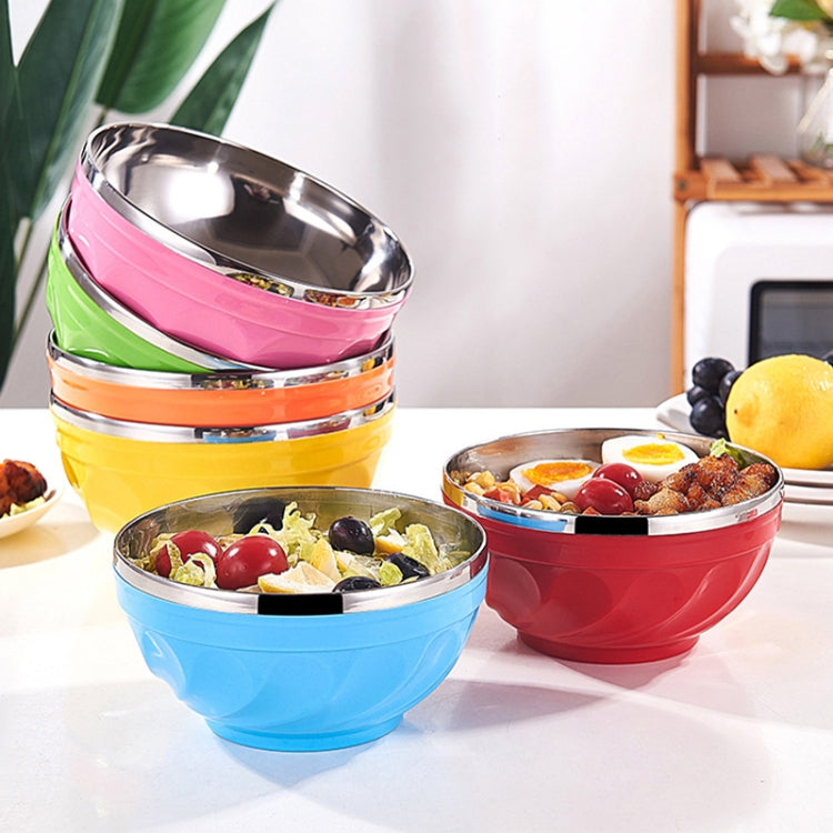 Bộ 6 bát inox hai lớp có nắp, bát cơm giữ nhiệt cho trẻ em, 13cm, 15cm, 17cm