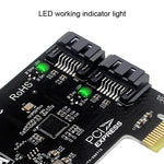 Card mở rộng PCIE 2 cổng SATA 3.0 6Gbps cho vỏ máy tính để bàn