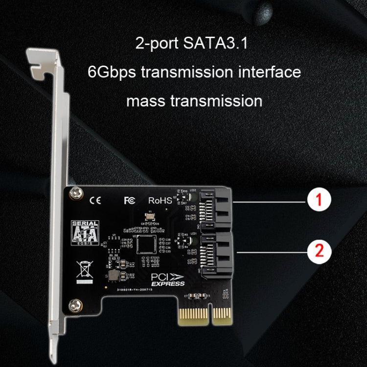 Card mở rộng PCIE 2 cổng SATA 3.0 6Gbps cho vỏ máy tính để bàn