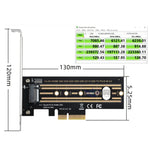 2 chiếc card nâng M.2 NVMe SSD sang PCI-E X4 4.0 GEN4