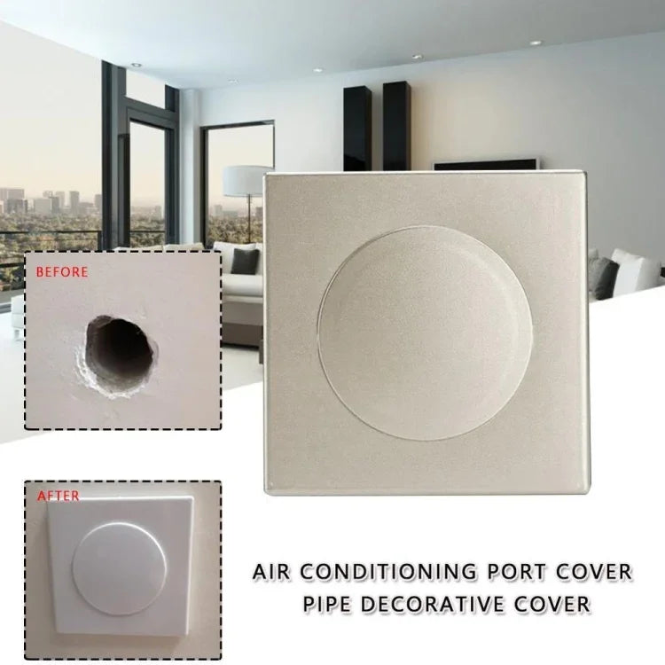 Nắp Trang Trí Lỗ Điều Hòa Hình Vuông, Nắp Lỗ Tường, Loại Tách 5cm Màu Trắng, Loại Tách 5cm Màu Vàng, Loại Tách 5cm Màu Bạc, 9cm Màu Trắng, 9cm Màu Vàng, 9cm Màu Bạc