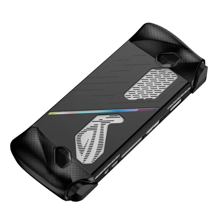 Ốp Bảo Vệ Silicone Phun Dầu Cho Máy Chơi Game ASUS ROG Ally, Ốp Silicone Màu Đen