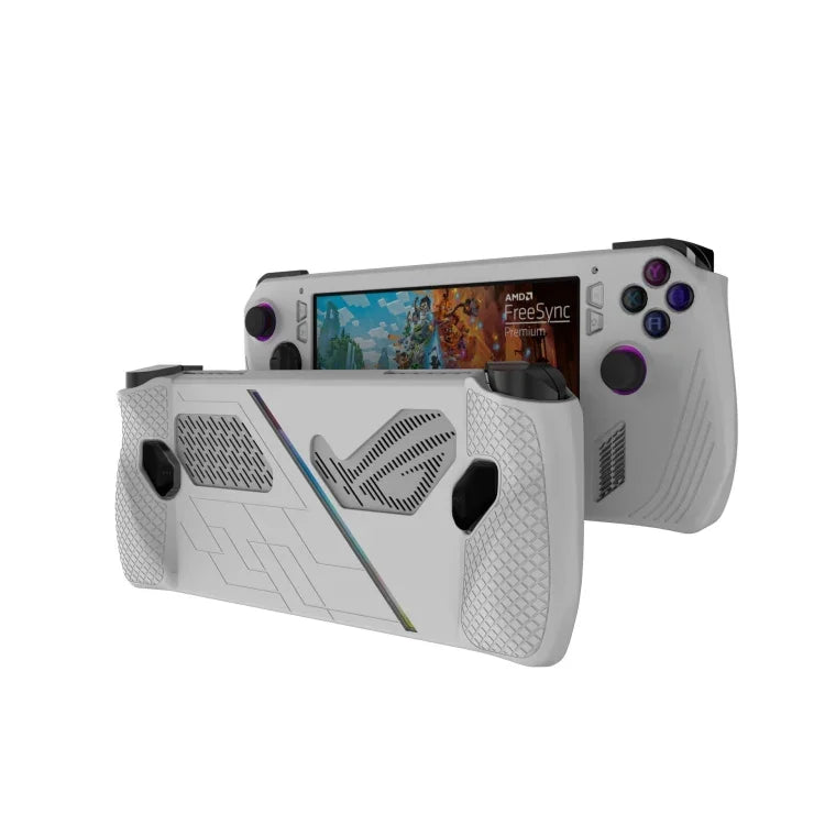 Ốp Bảo Vệ Silicone Phun Dầu Cho Máy Chơi Game ASUS ROG Ally, Ốp Silicone Màu Đen
