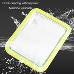 Máy làm sữa chua chiên mini gia đình, khay làm kem chiên tự làm cho trẻ em, thép không gỉ xanh 26x21cm, thép không gỉ trắng 26x21cm, thép không gỉ hồng 22.5x17.5cm, thép không gỉ trắng 22.5x17.5cm, hợp kim nhôm trắng 22.5x17.5cm