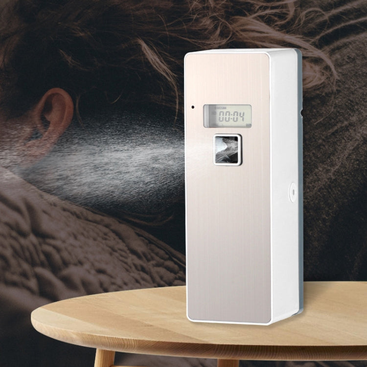 Bình xịt hương thơm tự động thông minh bằng thép không gỉ chống ăn mòn, màn hình LCD kỹ thuật số, LCD (vân xước), LCD (Titan đen), LCD (Vàng titanium)
