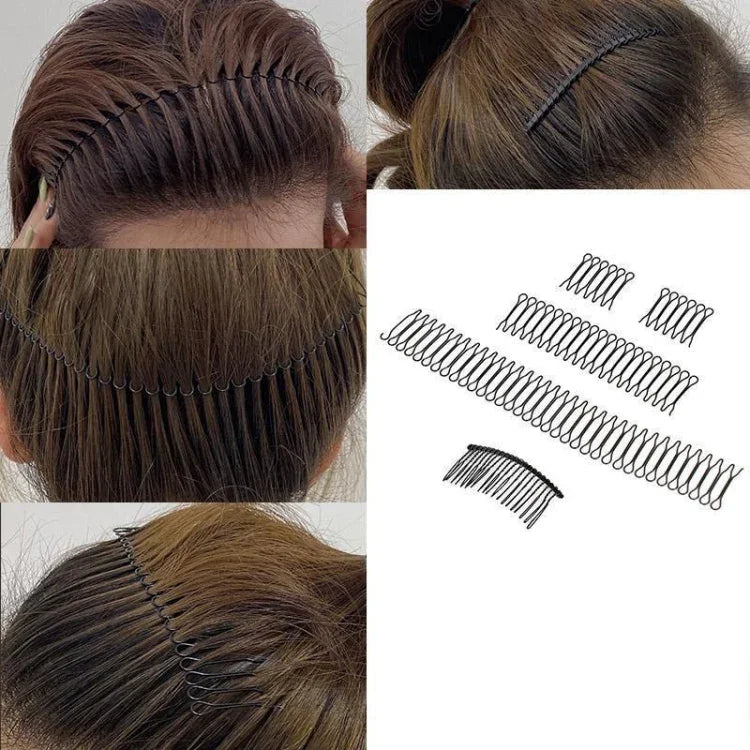 Phụ Kiện Tóc Cài Tóc Cố Định Băng Đô Tóc Lược Ẩn Kiểu Tóc Tròn, A, B, C, D, E