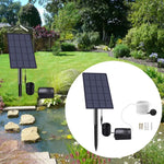 Bơm Sục Khí Trực Tiếp Năng Lượng Mặt Trời 5V/2.5W Không Cần Pin, Bơm Oxy Năng Lượng Mặt Trời DC Cho Ao Cá, Máy Sục Khí Ao Cá