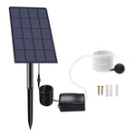 Bơm Sục Khí Trực Tiếp Năng Lượng Mặt Trời 5V/2.5W Không Cần Pin, Bơm Oxy Năng Lượng Mặt Trời DC Cho Ao Cá, Máy Sục Khí Ao Cá
