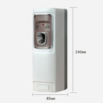 Máy phun hương tự động cảm biến ánh sáng, máy thơm nhà vệ sinh hẹn giờ, cảm biến ánh sáng tự động 4 (Trắng)