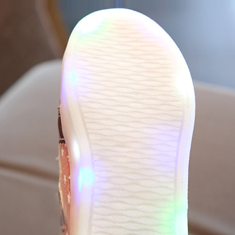 Giày thể thao trẻ em phát sáng thoáng khí cho bé trai và bé gái, size 21, 22, 23, 24, 25, 26, 27, 29, 30, 28